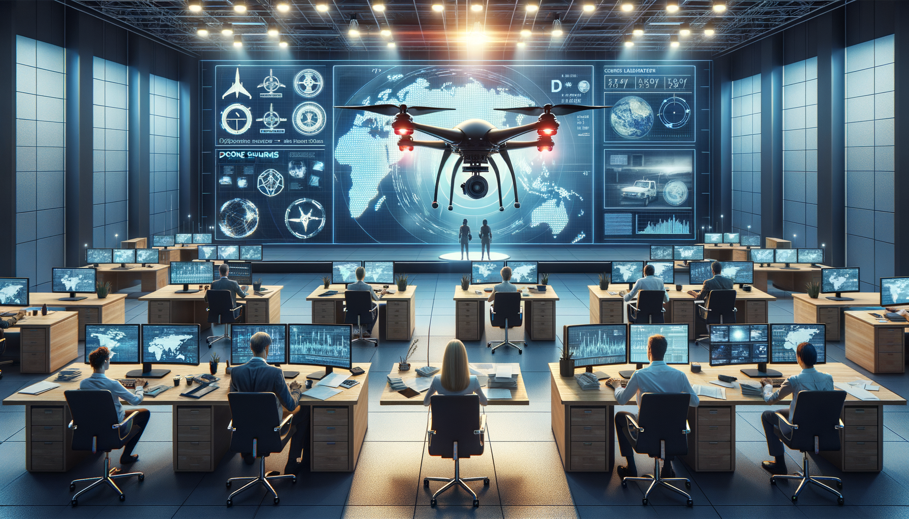 Drone Swarms Threaten US and UK Military Bases