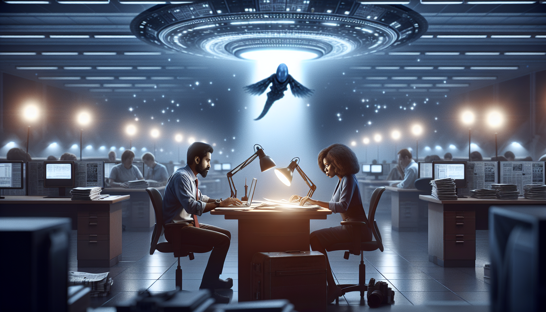 Hubble Sees Ghostly Cloud